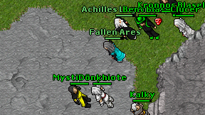 Fallen Ares on screen