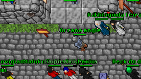 Arcane angle on screen