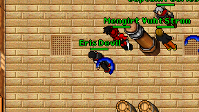 Eris Devil on screen