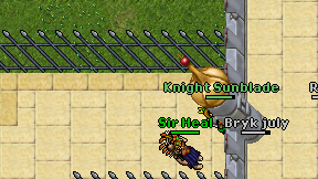 Knight Sunblade on screen