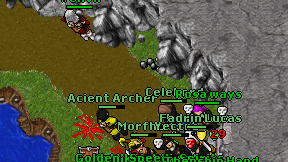 Celebord on screen