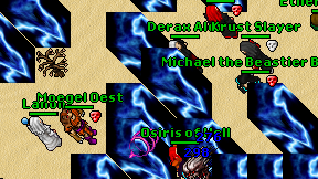 Osiris of Hell on screen