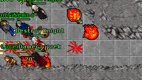 Destroy Knight on screen