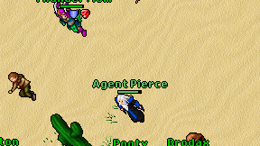 Agent Pierce on screen