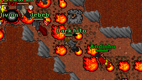 Dark hito on screen