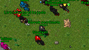 Havok sentinels on screen