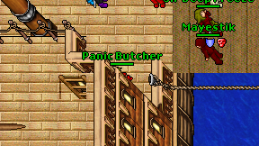 Panic Butcher on screen
