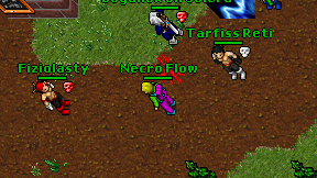 Necro Flow on screen