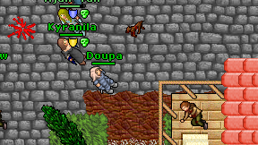 Doupa on screen