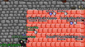 Fuzz Redstone on screen