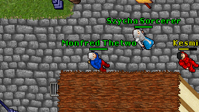 Monfred Thetwo on screen