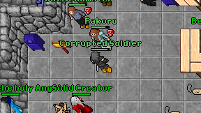 Corrupted Soldier on screen