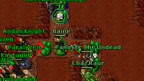 Baine on screen