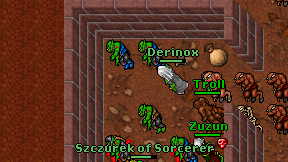 Derinox on screen
