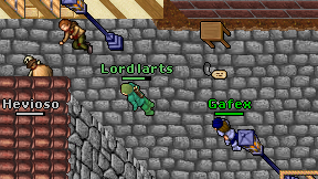 Lord larts on screen