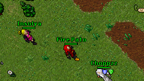 Fire Pato on screen