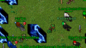 Rollerboll on screen