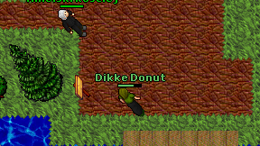 Dikke Donut on screen