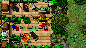 Moderado on screen