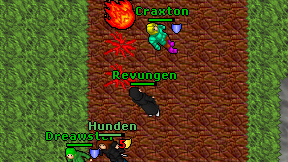 Revungen on screen