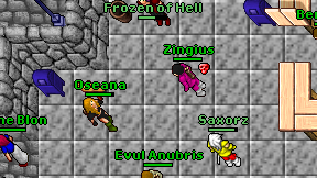Frozen of Hell on screen