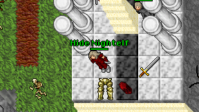 Hide Nightelf on screen