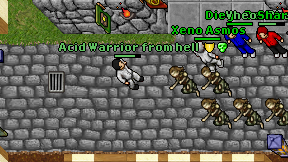 Acid Warrior from hell on screen