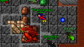 Tranceman on screen