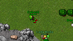 Cybant on screen