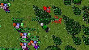 Jerry del flow on screen