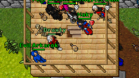 Draxty on screen