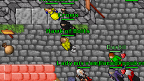 Hawk of Bolts on screen