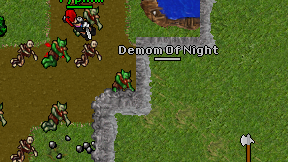 Demom Of Night on screen