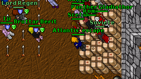 Atlantis' escape on screen