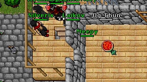 Meepy on screen