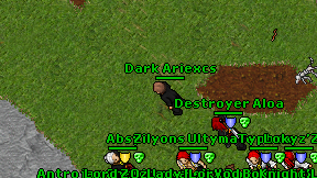 Dark Ariexcs on screen
