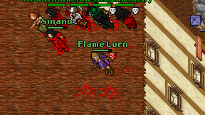 Flame Lorn on screen