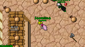 Jasmiina on screen