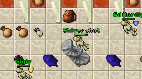 Shiver shot on screen