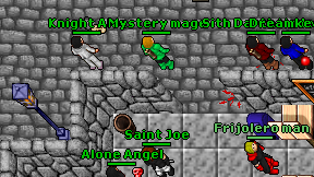 Mystery mage on screen