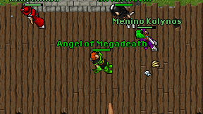 Angel of Megadeath on screen