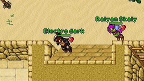 Electro dark on screen