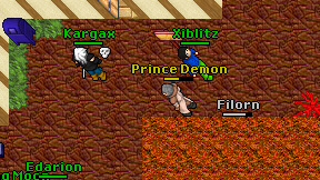 Prince Demon on screen