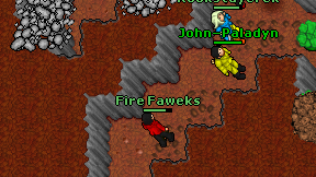 Fire Faweks on screen