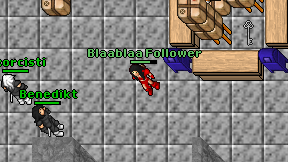 Blaablaa Follower on screen
