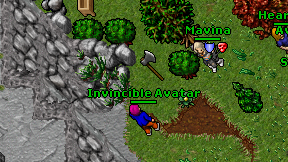 Invincible Avatar on screen
