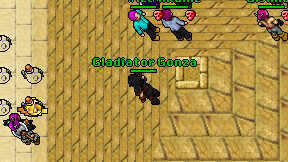 Gladiator Gonza on screen