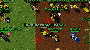 Invulnerable Bronek on screen
