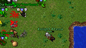 Knight Atena on screen