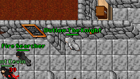 Outlaw The Knight on screen